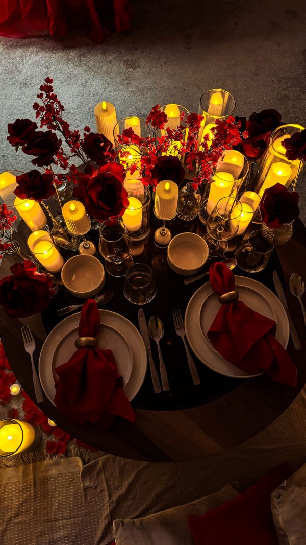 Romantic Enchantment (Red, Candlelight & Flowers) - Image 6