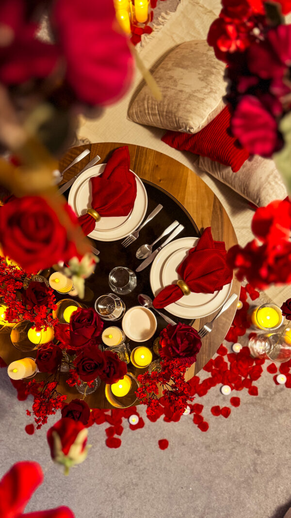 Romantic Enchantment (Red, Candlelight & Flowers) - Image 4