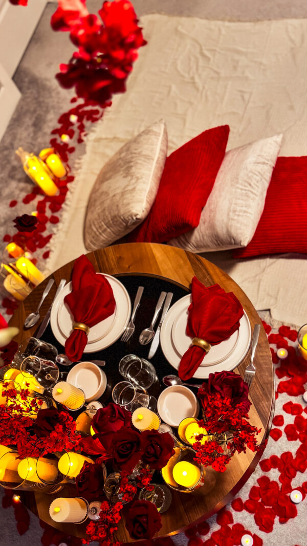 Romantic Enchantment (Red, Candlelight & Flowers) - Image 3