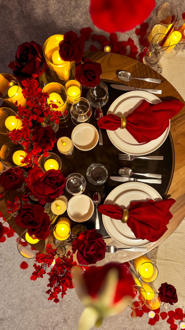 Romantic Enchantment (Red, Candlelight & Flowers) - Image 2