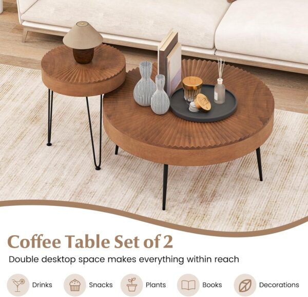Round Table Set of 2 - Image 4