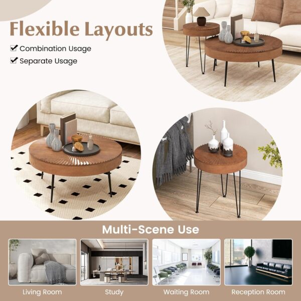 Round Table Set of 2 - Image 3