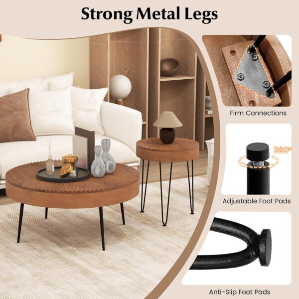 Round Table Set of 2 - Image 5
