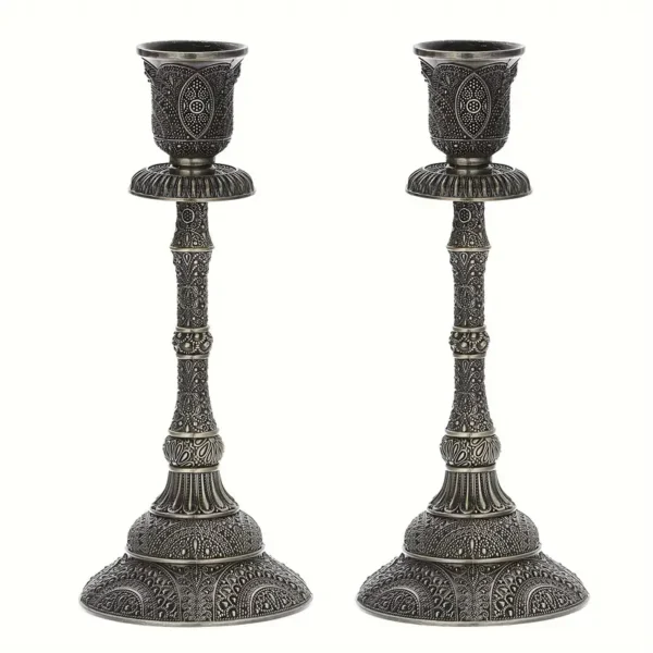 Set of 2 Vintage Taper Candle Holder - Image 3